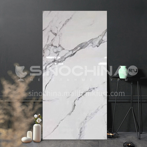 Full body marble villa living room TV background wall slab-WLK240T11 1200mm*2400mm